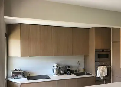 Cuisine ou kitchenette dans l'établissement Superbe Appartement Cannes - 50m2 & Terrasse - Très Proche Croisette