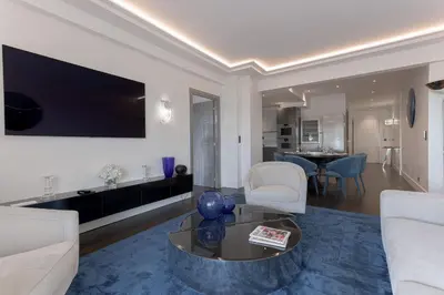 Cuisine ou kitchenette dans l'établissement Palais Des Iles - La Croisette by Halldis