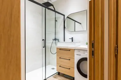 Salle de bains dans l'établissement Downtown Cannes Apartment with Garden
