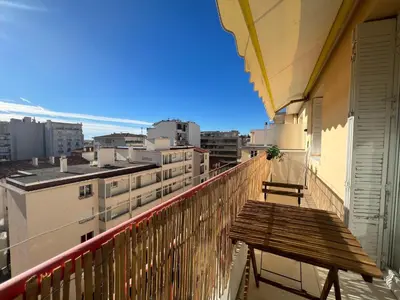 Balcon ou terrasse dans l'établissement Savannah appartement proche Carlton, by Welcome to Cannes