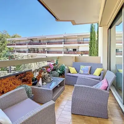 Spacieux studio à 150m de la plage 2 terrasses