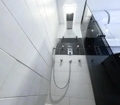 Salle de bains dans l'établissement Studio Cagnes-Sur-Mer, Bord de mer, Côte d'Azur