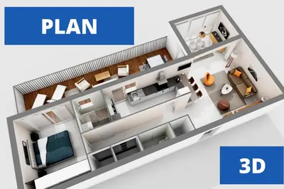 Plan de l'établissement L'Edmond - 2min Plage - VCA