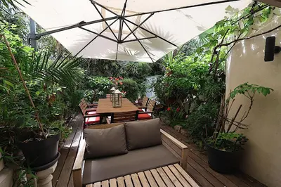 Jardin de l'établissement Appartement L'Etang Cannes Pointe Croisette