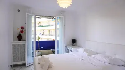 Un ou plusieurs lits dans un hébergement de l'établissement Proche Centre Ville, T4, Exclusivité Congrès - Palmazur Vacances