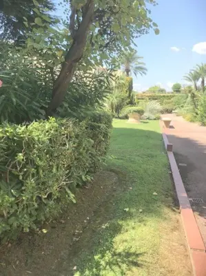 Jardin de l'établissement Studette Pointe Croisette - Axelle Loc'Appart