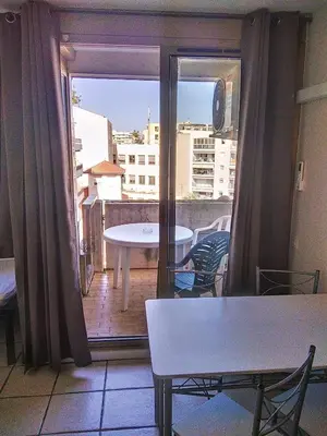 Balcon ou terrasse dans l'établissement Résidence Graziella Studio 624