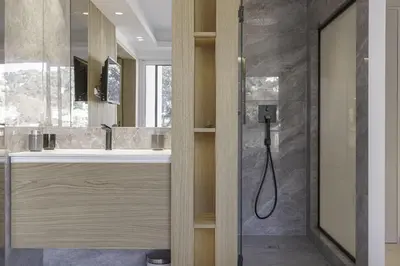 Salle de bains dans l'établissement Luxury Penthouse Montfleury by Halldis
