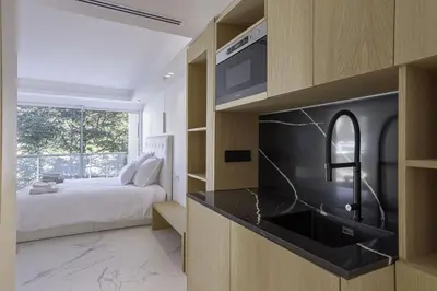 Télévision ou salle de divertissement dans l'établissement Luxury Penthouse Montfleury by Halldis