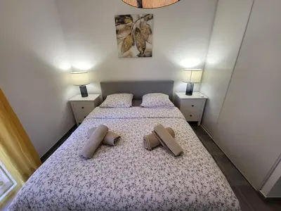 Un ou plusieurs lits dans un hébergement de l'établissement Jardin Secret C01 By Avecoeur