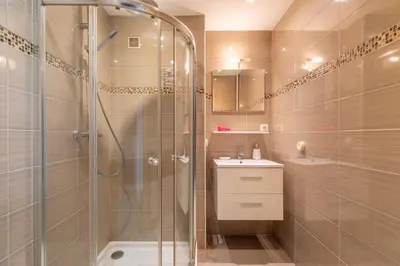 Salle de bains dans l'établissement Vue mer, Terrasse, 5 min du centre