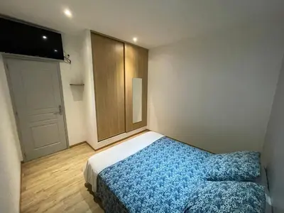 Un ou plusieurs lits dans un hébergement de l'établissement Holiday Home l'Angelet