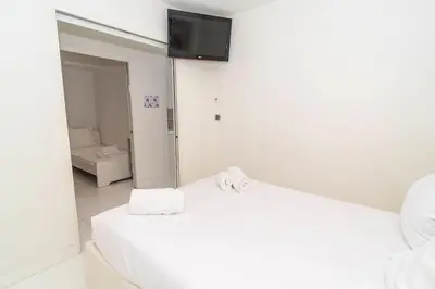 Un ou plusieurs lits dans un hébergement de l'établissement Croisette 1 mn 2 BR w/ terrace Olam Properties