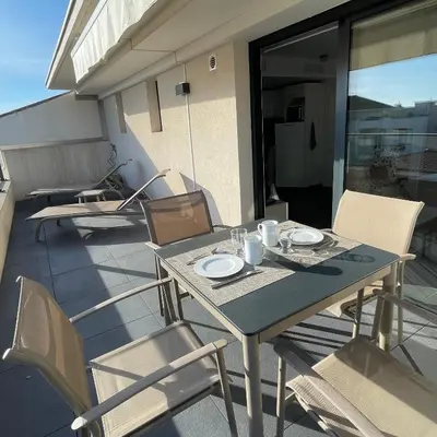Balcon ou terrasse dans l'établissement Top Floor Secret Garden, Cannes