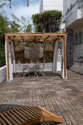 Balcon ou terrasse dans l'établissement La Bohémienne du Mandara
