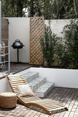 Jardin de l'établissement La Bohémienne du Mandara