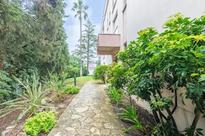 Jardin de l'établissement Studio avec terrasse vue jardin