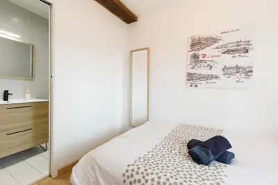 Un ou plusieurs lits dans un hébergement de l'établissement Sweet Azur - Host Provence