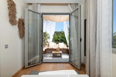 Balcon ou terrasse dans l'établissement Le Cocoon Balinais