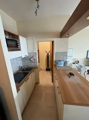 Cuisine ou kitchenette dans l'établissement #101 MARINA RIVIERA BAY - Studio 30m2 avec terrasse vue Mer