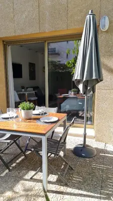 Plan de l'établissement Studio Sun-Beach avec parking et jardin - 500m des plages de Juan Les Pins