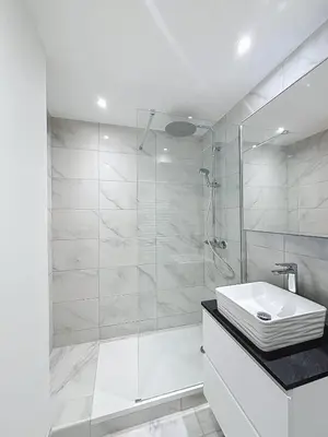 Salle de bains dans l'établissement Résidence Graziella Appartement 527