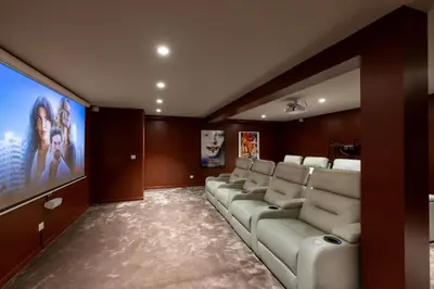 Coin salon dans l'établissement REF 2135 - Cannes - Villa for rent