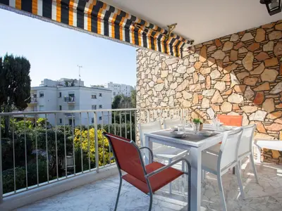 Balcon ou terrasse dans l'établissement Apartment Val Joli-2 by Interhome