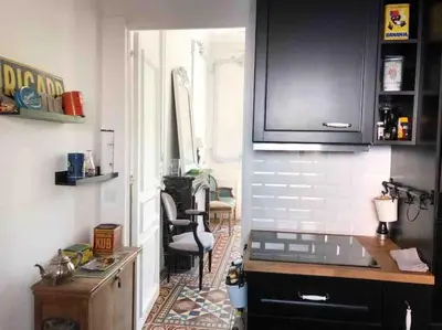 Cuisine ou kitchenette dans l'établissement MARIE ANTOINETTE
