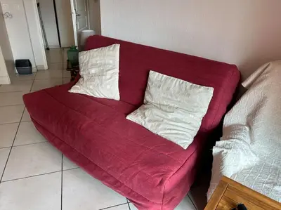 Coin salon dans l'établissement Appartement plein centre