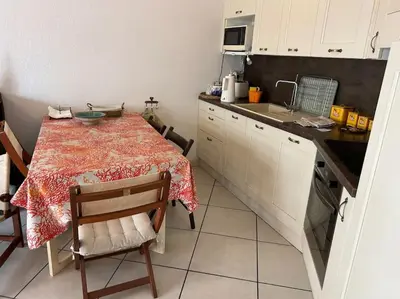 Cuisine ou kitchenette dans l'établissement Appartement plein centre