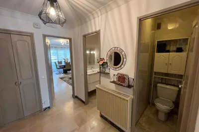 Salle de bains dans l'établissement Antibes - 4 People - Parking - Terrace