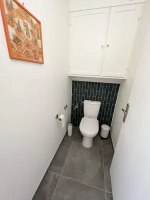 Salle de bains dans l'établissement JUAN LES PINS - TOWN CENTER - 4 people