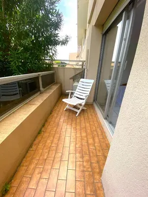 Balcon ou terrasse dans l'établissement Juan les Pins City Center - 6 People