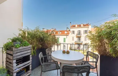 Plan de l'établissement Magnifique 2 chambres Centre Cannes - 4 personnes - WIFI Terrasse