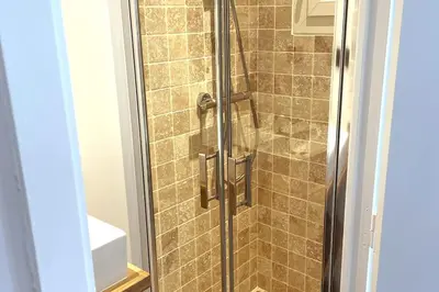 Salle de bains dans l'établissement Augusta Palace - T3 **** 74m² - 150m Croisette