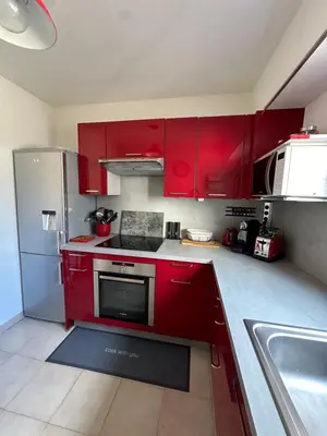 Cuisine ou kitchenette dans l'établissement Appartement sans mauvaise surprises (2)