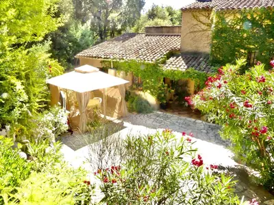 Jardin de l'établissement Les Mimosas