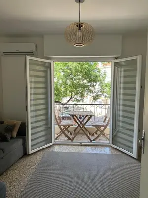 Coin salon dans l'établissement Appartement Cannes