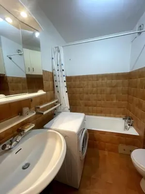 Salle de bains dans l'établissement Grand studio vue mer - Plages à pied - Parking