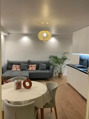 Coin salon dans l'établissement T3 Aperçu Mer