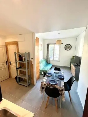 Coin salon dans l'établissement Appartement 3 pièces GREEN ART ****