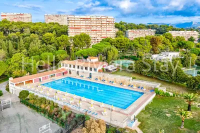 Plan de l'établissement Spacieux appartement vue mer et montagne