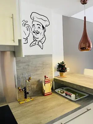 Cuisine ou kitchenette dans l'établissement Studio proche centre FARN4
