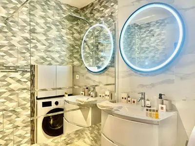 Salle de bains dans l'établissement Mérimée