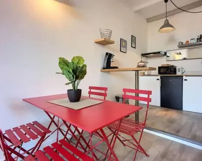 Cuisine ou kitchenette dans l'établissement Le Massena - Hypercentre - Clim - Coeur historique
