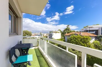 Balcon ou terrasse dans l'établissement Studio Cap Antibes