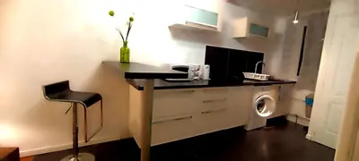 Cuisine ou kitchenette dans l'établissement appart centre historique Picasso