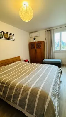 Un ou plusieurs lits dans un hébergement de l'établissement La villa de CK