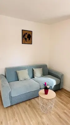Coin salon dans l'établissement La villa de CK
